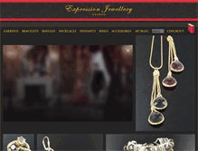 Tablet Screenshot of expressionjewellery.co.uk